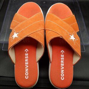 Converse One Star Orange Slip On Sandals Women’s Size 7 - Pre-Owned